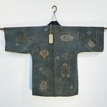 Load image into Gallery viewer, Edo Japanese Lucky Symbol Fireman's Jacket