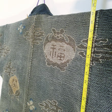 Load image into Gallery viewer, Edo Japanese Lucky Symbol Fireman's Jacket