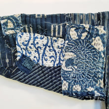 Load image into Gallery viewer, Patchwork Shibori Tsutsugaki Indigo Boro Fisherman Jacket (temporary NA)