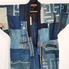 Load image into Gallery viewer, Patchwork Shibori Reversible Noragi Jacket