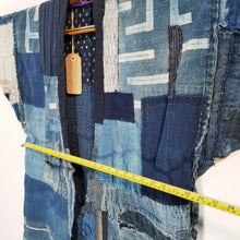 Load image into Gallery viewer, Patchwork Shibori Reversible Noragi Jacket
