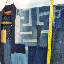 Load image into Gallery viewer, Patchwork Shibori Reversible Noragi Jacket