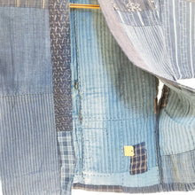 Load image into Gallery viewer, Patchwork Indigo Ikat Boro Haori (temporary NA)