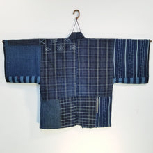 Load image into Gallery viewer, Patchwork Indigo Ikat Boro Haori (temporary NA)