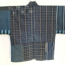 Load image into Gallery viewer, Patchwork Indigo Ikat Boro Haori (temporary NA)