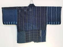 Load image into Gallery viewer, Patchwork Indigo Ikat Boro Haori (temporary NA)
