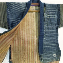 Load image into Gallery viewer, Noragi Katazome Indigo Boro Farmer