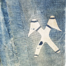 Load image into Gallery viewer, Taisho Era Rare Japanese Indigo Fireman's Tobikuchi Axe Jacket (temporary NA)