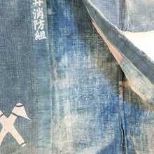 Load image into Gallery viewer, Taisho Era Rare Japanese Indigo Fireman's Tobikuchi Axe Jacket (temporary NA)