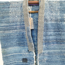 Load image into Gallery viewer, Sakiori Weave Hemp Boro Farmer's Jacket (temporary NA)