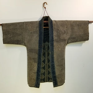 Edo Meiji Era Reversible Indigo Fireman's Jacket