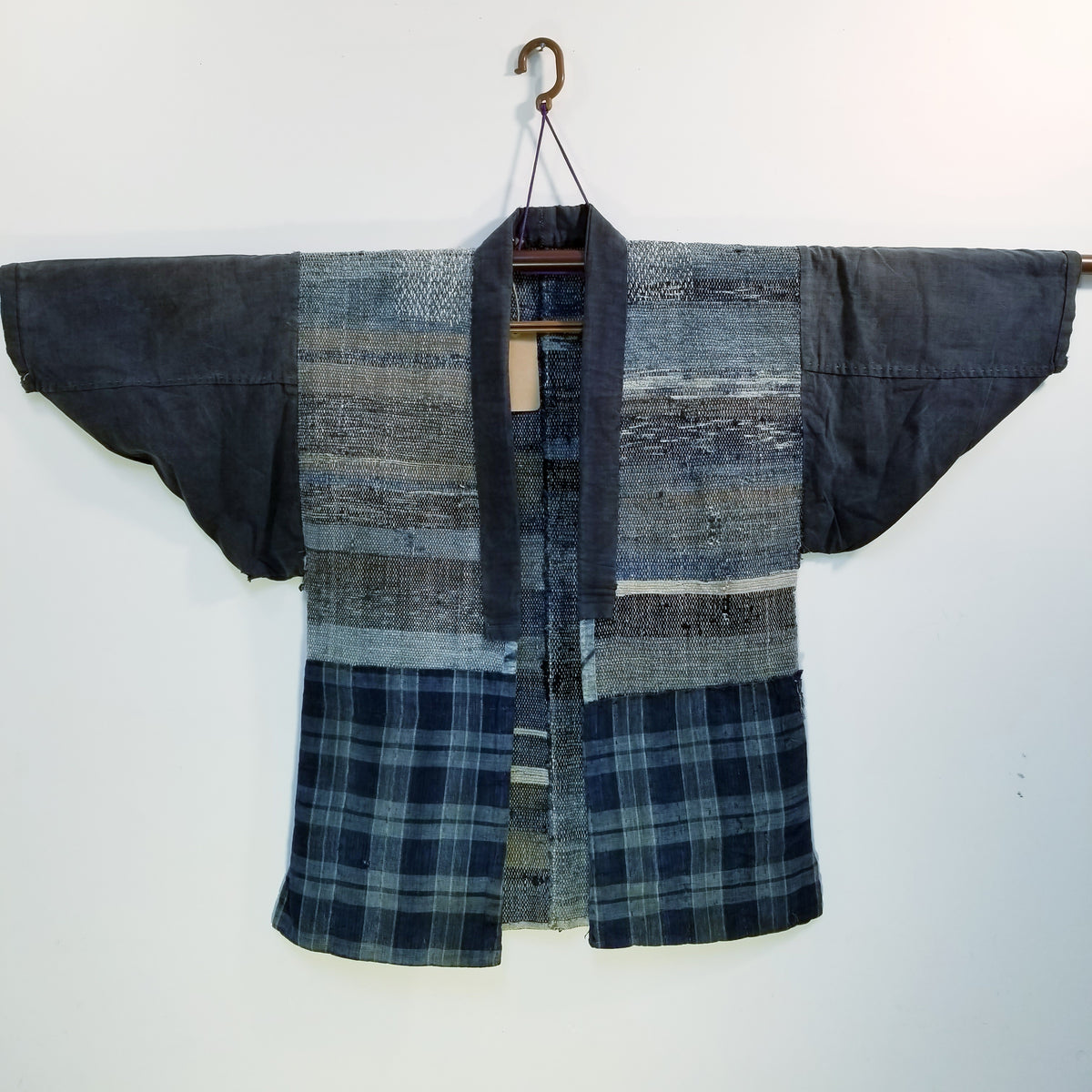 Sakiori Sashiko Noragi Farmer Jacket – Mukashinoboro