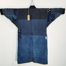 Load image into Gallery viewer, Patchwork Shibori Reversible Noragi Jacket