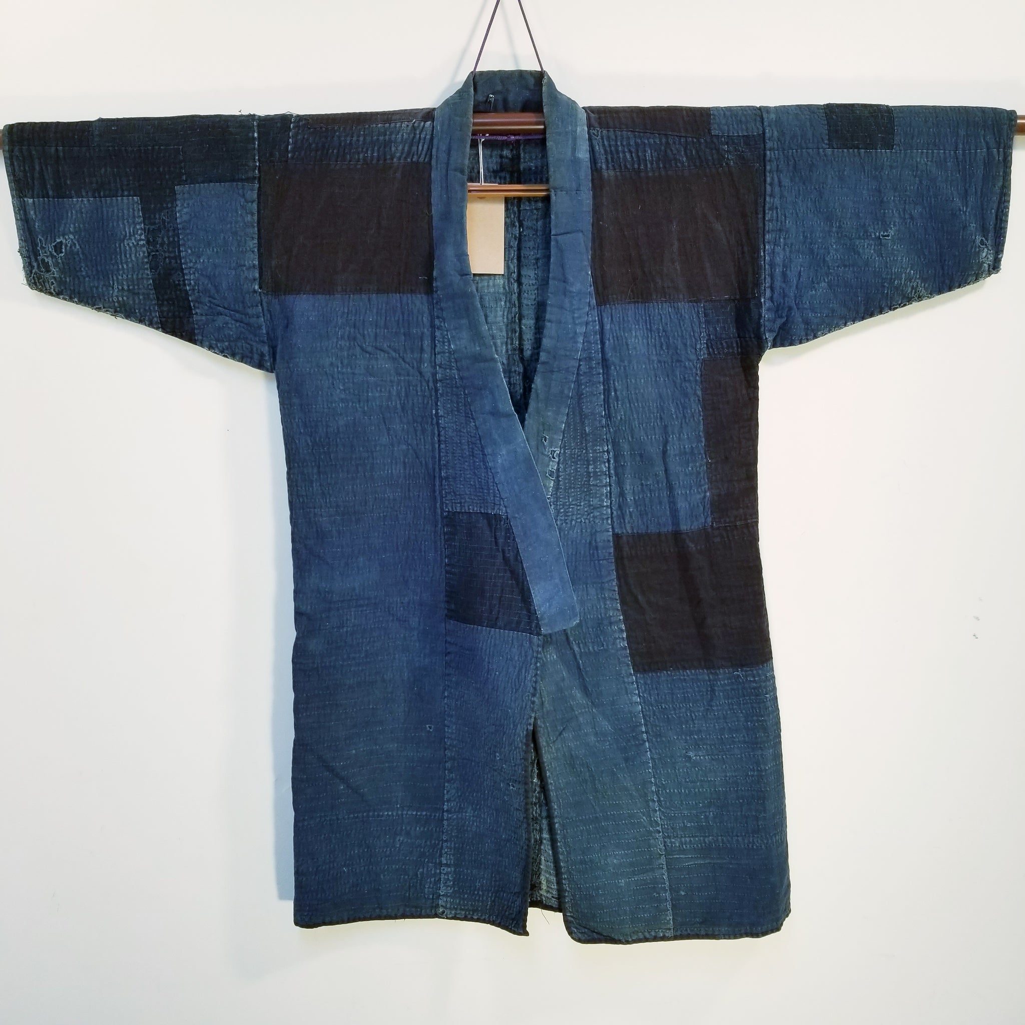 美品　パッチの可愛い古手の裂織　襤褸　japan vintage boro 美品 パッチの可愛い古手の裂織 襤褸 japan vintage boro