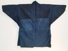 Load image into Gallery viewer, Noragi Ikat Indigo Boro Jacket
