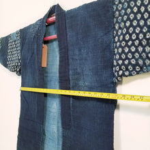 Load image into Gallery viewer, Noragi Ikat Indigo Sashiko Boro Jacket
