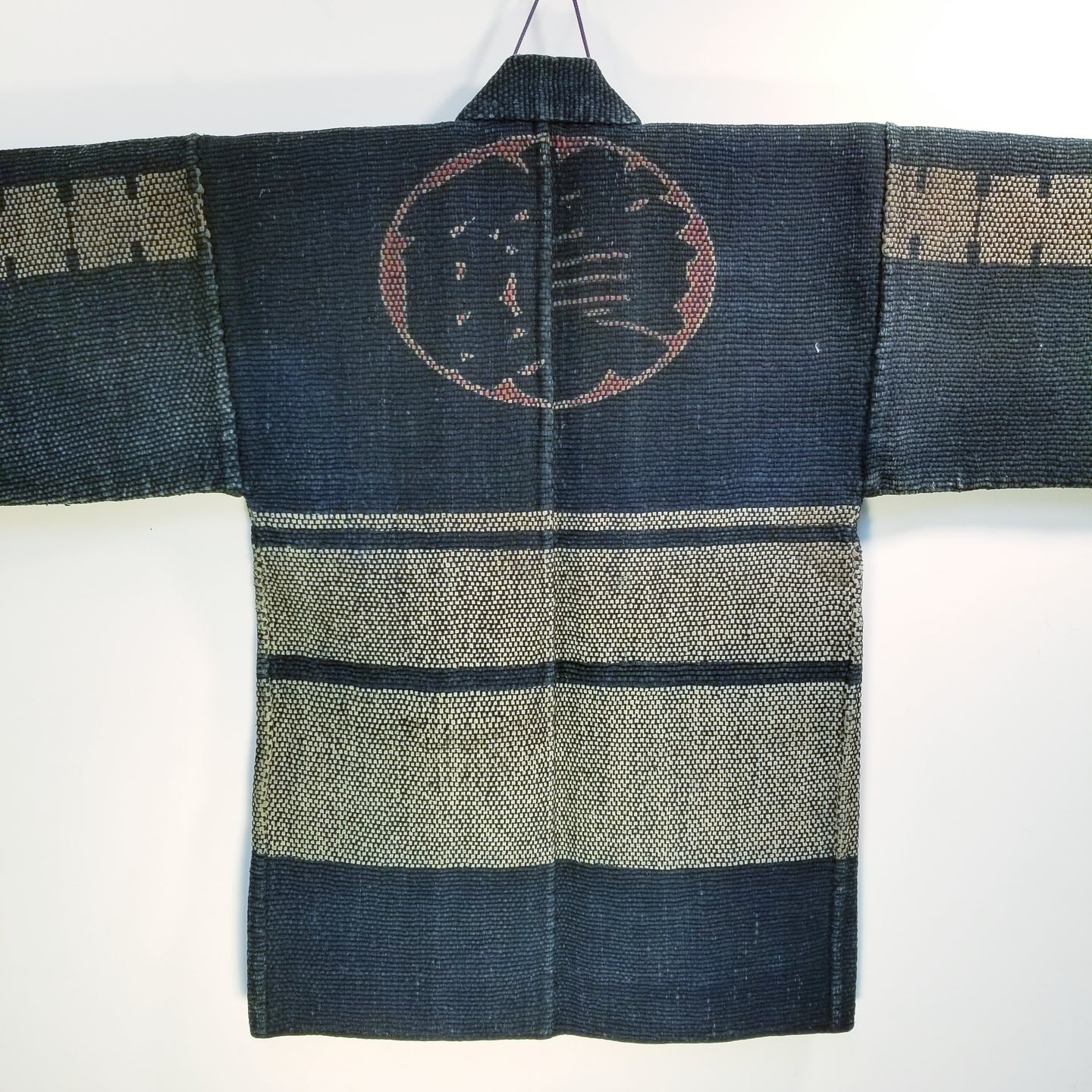 Taisho Era Japanese Sashiko Fireman's Jacket