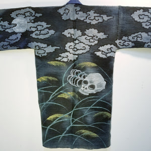 Skull Skeleton Japanese Fireman's Jacket