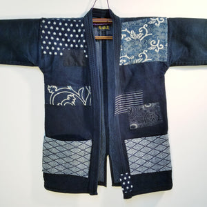 Kendo 1970s Indigo Patchwork Jacket