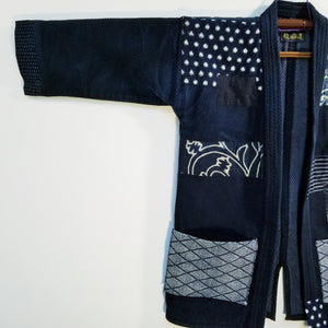 Kendo 1970s Indigo Patchwork Jacket