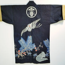 Load image into Gallery viewer, Hanten Tsutsugaki Crane Design Jacket
