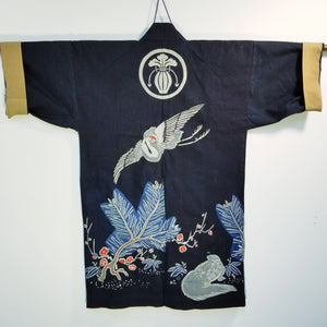 Hanten Tsutsugaki Crane Design Jacket