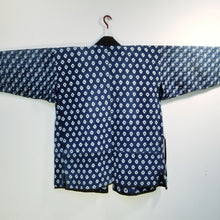 Load image into Gallery viewer, Noragi Aizome Indigo Sashiko Boro Ikat Kasuri Jacket
