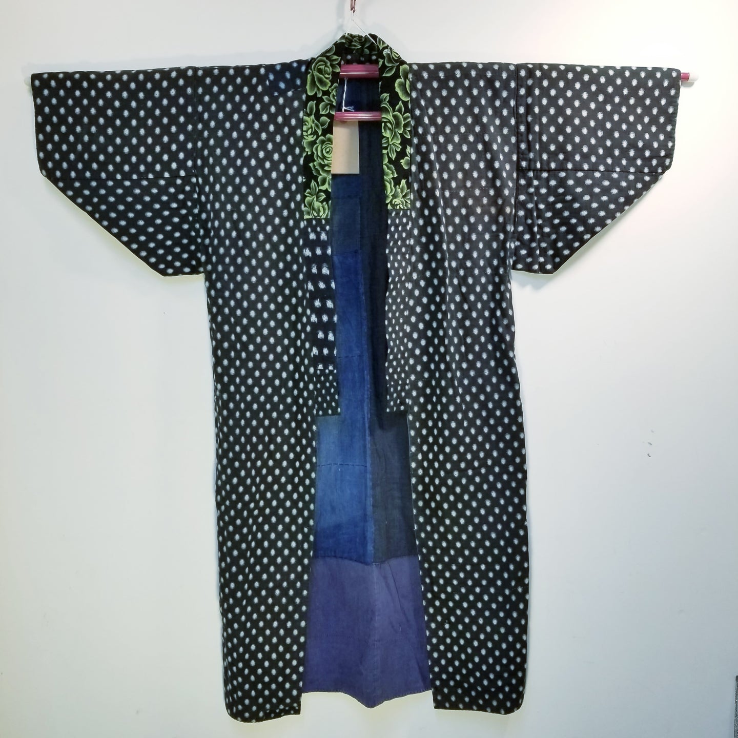 Folk Japanese Reversible Kasuri Ikat Farmer's Jacket