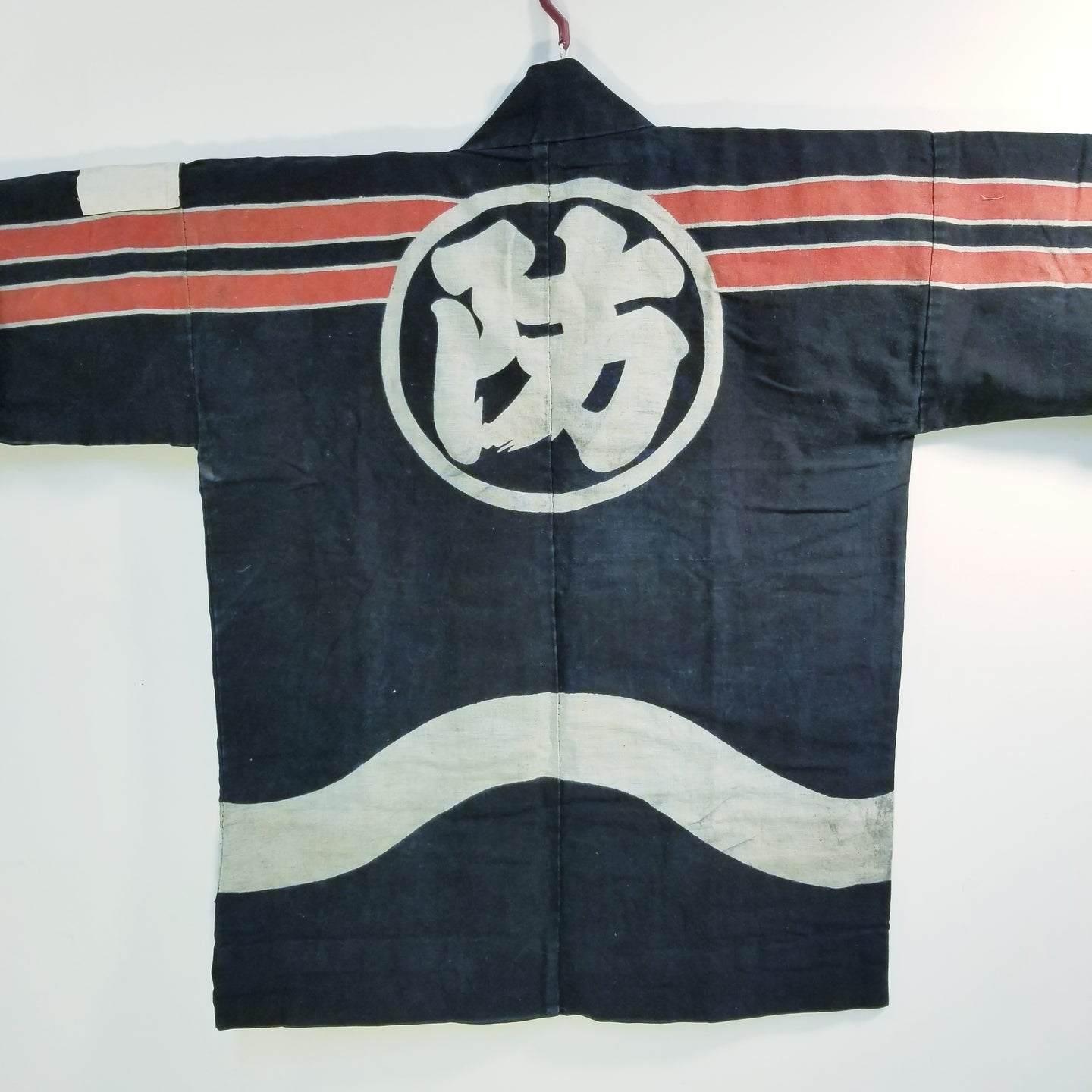 Showa Japanese Fireman's Jacket from ハ尋村 (size measurement / tags)