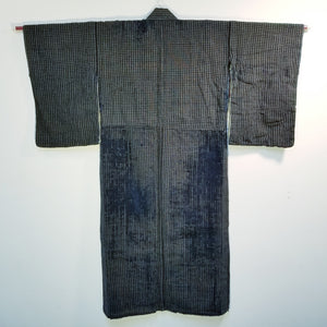 Folk style Boro Reversible Patchwork Kimono