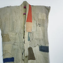 Load image into Gallery viewer, Patchwork Boro Farmer&#39;s vest (temporary NA)