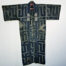 Load image into Gallery viewer, Edo Meiji Indigo Aizome Japanese Fireman&#39;s Reversible Hanten Jacket