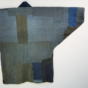 Patchwork Boro Indigo Farmer's Jacket Noragi